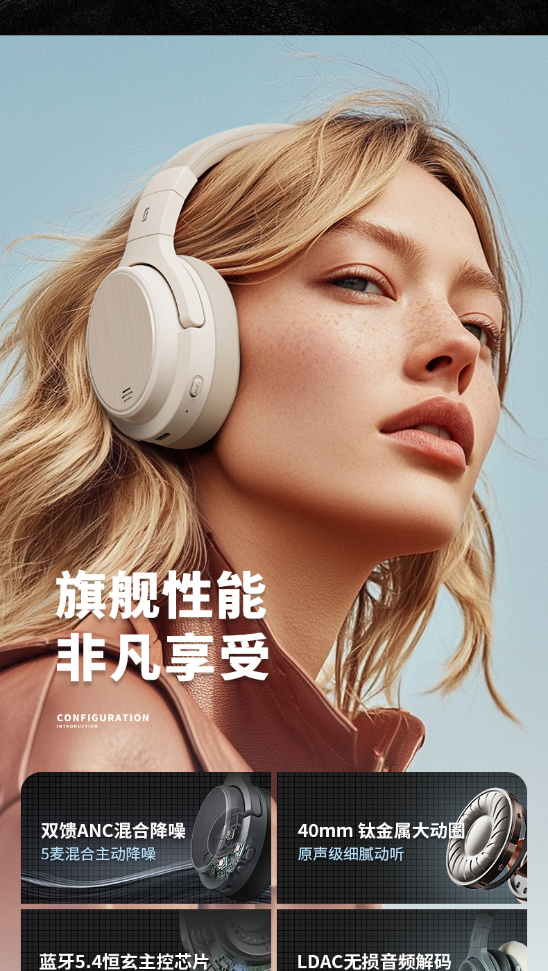 主动降噪无线蓝牙耳机电竞游戏礼品批发(图2)