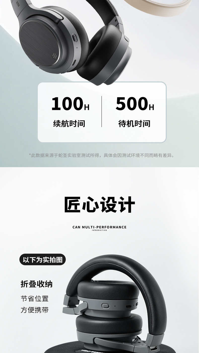 主动降噪无线蓝牙耳机电竞游戏礼品批发(图12)