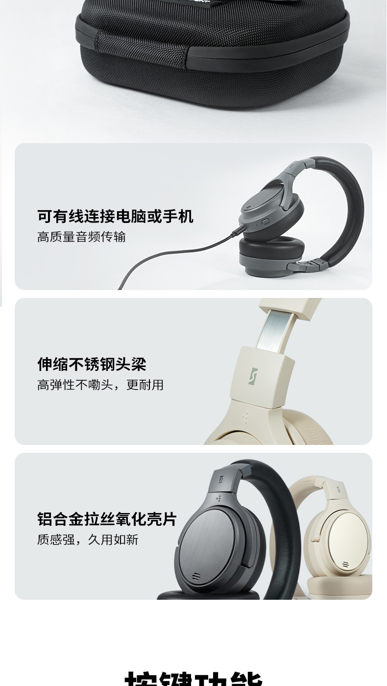 主动降噪无线蓝牙耳机电竞游戏礼品批发(图13)