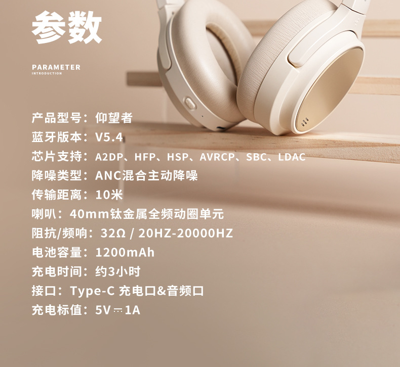 主动降噪无线蓝牙耳机电竞游戏礼品批发(图15)