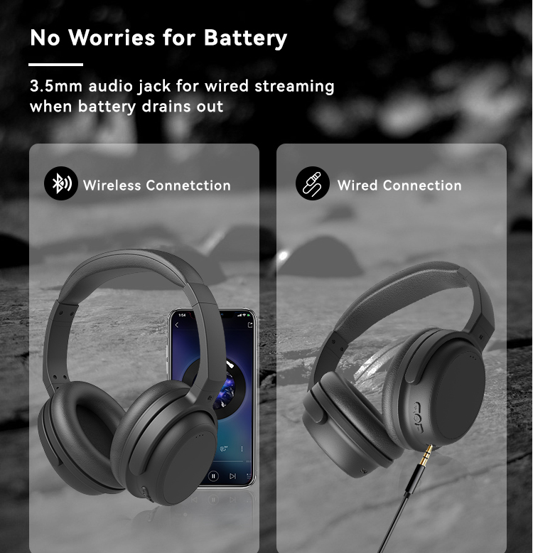 Bluetooth 5.3 Wireless Earphones Bluetooth Earphones Foldable Earphones 320mAh 20h Long Play Time(图5)